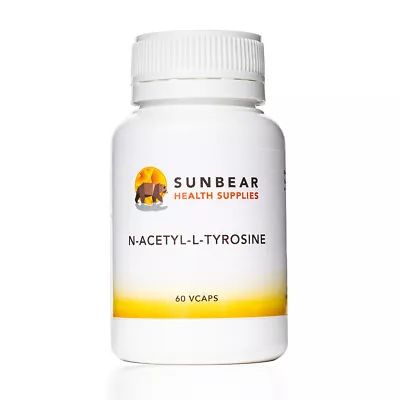 N-Acetyl-L-Tyrosine - 500mg - Sunbear Health Supplies - 60VCaps • $35.50