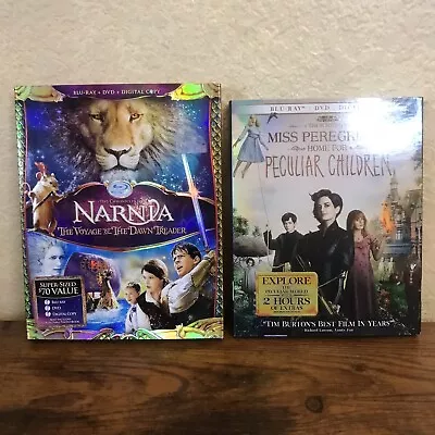 Narnia The Voyage Of The Dawn Treader Miss Peregrines Peculiar Children Blu Ray • $8.80