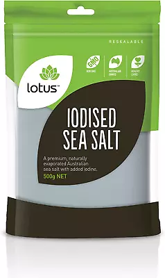 Iodised Sea Salt 500 Gram Free Vegetarian Vegan Dairy Free Egg Free Peanut Free  • $4.87