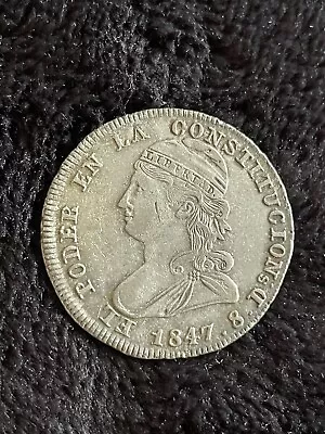Ecuador 2 Reales 1847 G.J. Great Condition RARE • $235