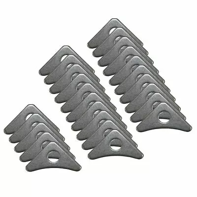 25 Pack Chassis Mounting Gusset Tab 1/8  Thick Steel 1/2  Mounting Hole Weldable • $32.95