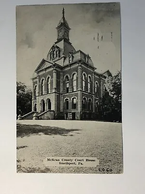 McKean County Court House Smethport Pa 1939 Postcard • $4.45