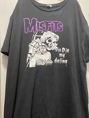 Misfits Vintage T Shirt  Die Die My Darling  Size 2XL Classic Punk Rock • $25
