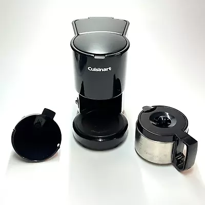 Cuisinart DCC-450BK 4-Cup Coffeemaker With Stainless-Steel Carafe Great Shape  • $29.97