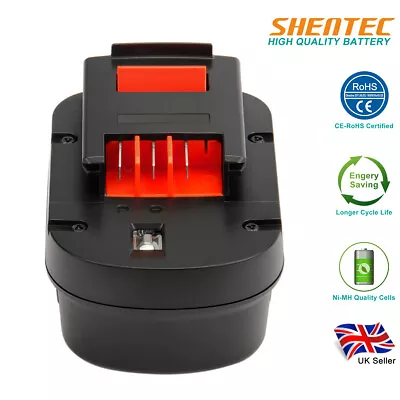 £12.95 • Buy 3500mAh 12V Ni-MH Battery For Black Decker A12 A1712 FS120B FSB12 HPB12 BD12PSK