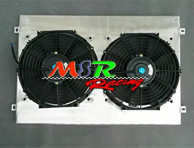 Aluminum Radiator Shroud+Fan For VW GOLF MK2/A2 GAS NA 8V/16V W/AC 1984-1992 • $113