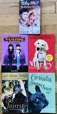 Lot Of 5 My Sister The Vampire Marley Cornelia Somerset Sisters Fairest Books • $3.95