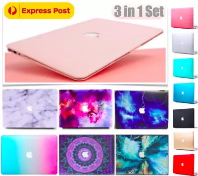 3-IN-1SET MacBook Air 13 Inch M3 Case 13.6 A2681 MacBook Pro 13 Inch M2 M1 A1466 • $20.99