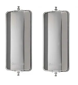 $55.99 • Buy One Pair Of 7  X 16  West Coast Mirrors Stainless Steel Truck Mirrors