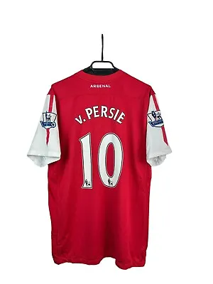 Arsenal Home Football Shirt 2011 Soccer #10 V. Persie Jersey Nike Size L • $105
