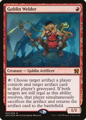 Goblin Welder [Duel Decks: Elves Vs. Inventors] Magic MTG • $16.25