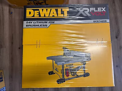 DeWalt DCS7485N-XJ 54V XR FlexVolt Cordless Brushless 210mm (8-1/4 ) Table Saw • $860