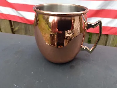 Eco One By Silver One Intl.  Mule Mug Copper With Brass Handle • $9.50