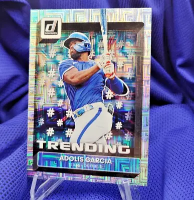 Adolis Garcia - VECTOR -  Trending  Insert - 2022 Donruss Baseball - Rangers • $3.95