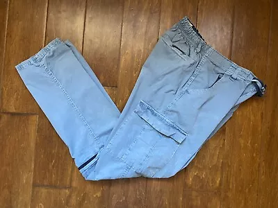  Boys Mini Boden Cargo Utility Pants Shorts Light Blue 13 • $15.99