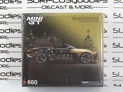 2023 Mini-GT 1:64 Christmas Edition BENTLEY MULLINER BACALAR Limited To 9999 Pcs • $7