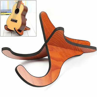 $7.65 • Buy Wooden Stand Bracket Holder Shelf Mount For Mini Guitar Ukulele Violin Mandolin