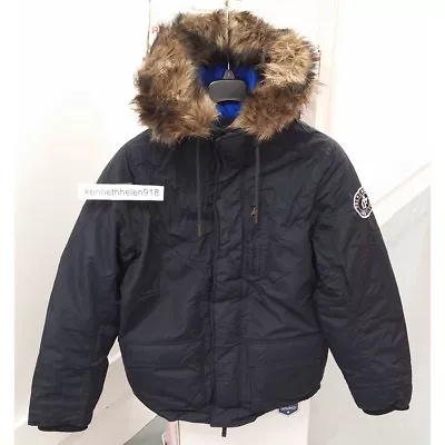 Abercrombie & Fitch Gothics Mountain Parka Jacket Navy Blue Mens Size Ml • $499.99