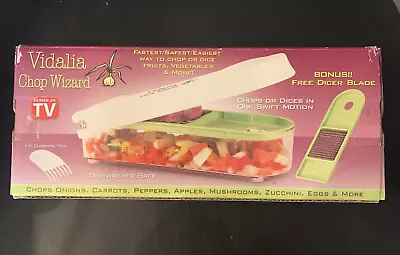 NEW Never Used Vidalia Chop Wizard In Original Box With BONUS Dicer Blade • $25