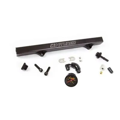 K-Tuned Multi Port Fuel Rail Kit Black K Series With Center Mount Gauge And IAA • $249.99