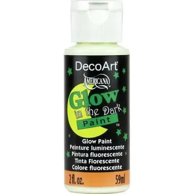 £3.49 • Buy DecoArt Americana Acrylic Paint Medium 59ml (2 Fl.oz) - Glow In The Dark DS50