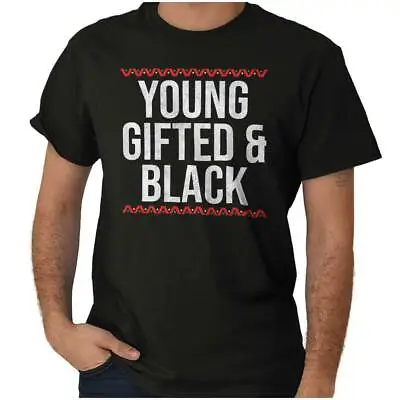 Young Gifted And Black Lives Matter Pride Womens Or Mens Crewneck T Shirt Tee • $19.99