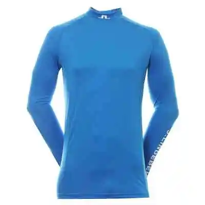 J Lindeberg Men's Aello Soft Compression Golf GMJT06624-O458 Blue Medium NWT • $49.99