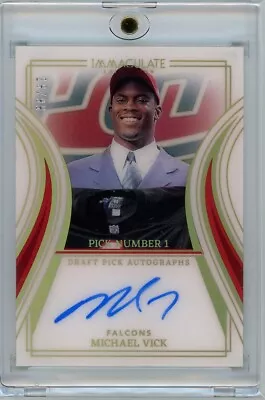 2023 Panini Immaculate #DP-MVI Michael Vick Draft Pick Auto #19/99 • $99.95