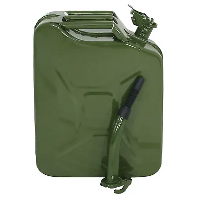 5 Gal 20l Jerry Can Tank Emergency Backup Army Military Green Gasoline Oil Caddy • $29.59