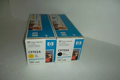 LOT-2 HP 121A Toner Cartridges 4K Page Yield For HP 1500 2500 C9702A C9700A NEW • $89.75