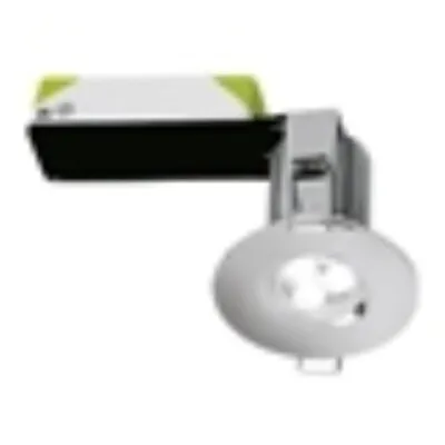 Halolite Fixed Fire Rated Integrated Dimmable LED Downlight Pol. Chr 240V • £14.99