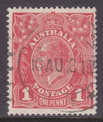 KGV Heads Single Wmk Rough Paper 1d Red Die 3 WMK INVERTED GU SG 53w (CA9) • $35.20