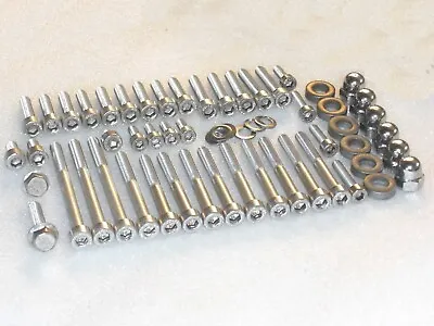 Yamaha YZ250 2004-08 Engine Cover Stainless Allen Bolts Cylinder Dome Nuts 60pc • $40.32
