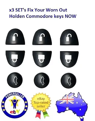 $5.50 • Buy Holden Commodore Remote Buttons X3 SETS  VS VT VX VY VZ WH WK WL
