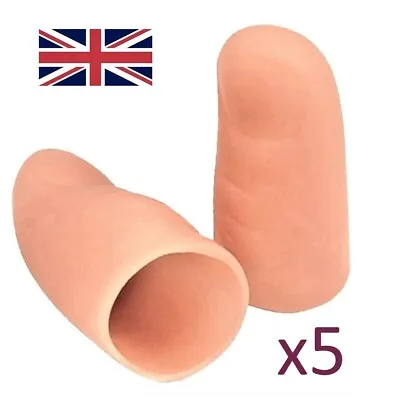 £3.99 • Buy 5 X Thumb Tip. Magic Fake Thumb Magicians Rubber Thumb. Vanish Tricks Close Up