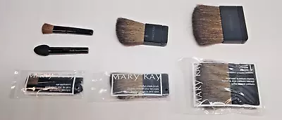 Mary Kay Compact Powder Brush Compact Cheek Brush & Eye Applicators Set 4 Pcs. • $6.94