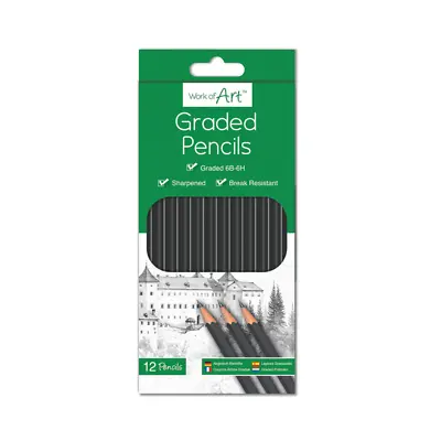 Charcoal Water Colour & Graded Pencils Drawing Set Of School Hb Artist Colour • £2.95