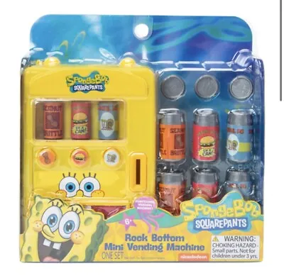 SpongeBob SquarePants™ Rock Bottom Mini Vending Machine Set • $19.99