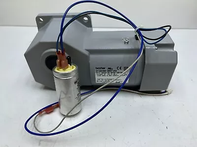 Brother HF18R080-BMRF1NX 80:1 Right Angle Reversible Gearmotor 115VAC With Cap • $175