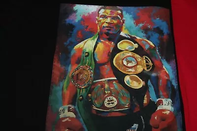 Mike Tyson Display All Champion Belts Graphic T-Shirt Post Game Men's 3XL XXXL • $49