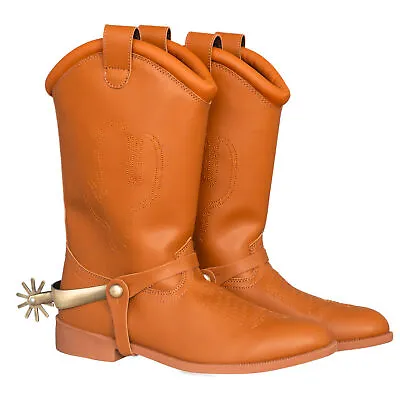 Adult Unisex Cowboy Sheriff Woody Deluxe Costume Boots • $67.95