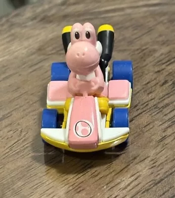 Pink Yoshi Mario Kart Hot Wheels Diecast Car • $14.99