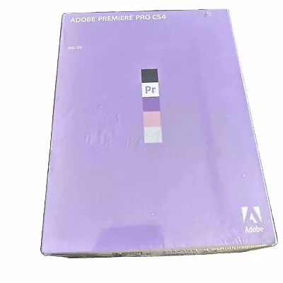 Adobe Premiere Pro CS4 For Mac OS- Video Editing Software- Brand New- Sealed • $89.99