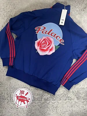 £500 • Buy Y3 X Palace Track Top Jacket Blue Size Medium BRAND NEW DS