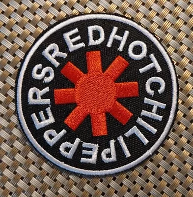 Red Hot Chili Peppers Round (band) Embroidered Patch Iron-On Sew-On US Shipping • $3.99