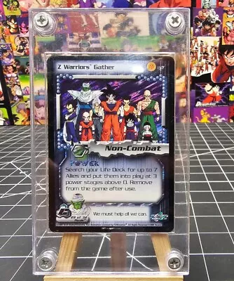 Z Warriors Gather Ultra Rare Holo Foil DBZ TCG Card 157 Uber Rare 6 Star • $1500