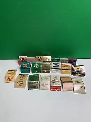 Lot Of 20 Vintage Match Book Covers Restaurants Pubs Buffet Cafe Seafood Brewery • $7.99