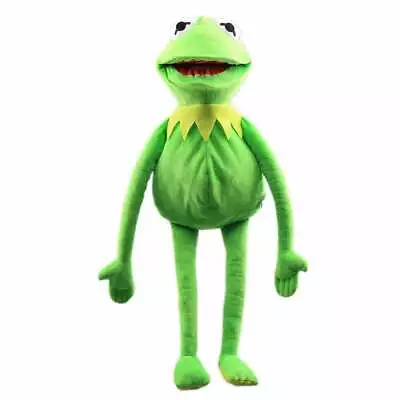 New 22  Kermit The Frog Hand Puppet Soft Doll Children's Toys Plush Toys Kids AU • $23.96