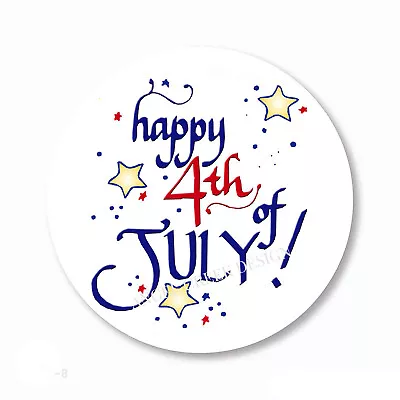 America Happy 4th Of July USA Stars Favors Scrapbook Stickers Envelope Seals • $2.20