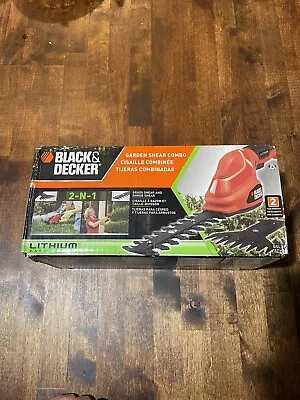 Black & Decker 3.6V Li-Ion 2-in-1 Garden Shear Combo GSL35 New • $15